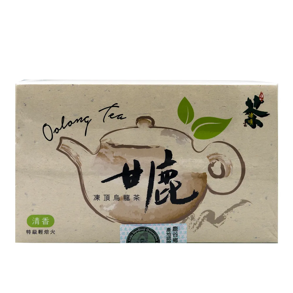 【鹿谷農會】甘鹿凍頂烏龍茶包-清香X1盒(3g-20入-盒)