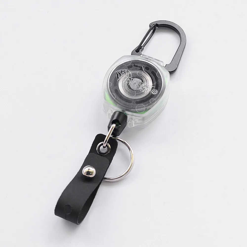 【WCC】KEY-BAK SUPER DUTY Sidekick COLOR CORDS透明殼伸縮鑰匙圈(附徽章扣)#0KB12