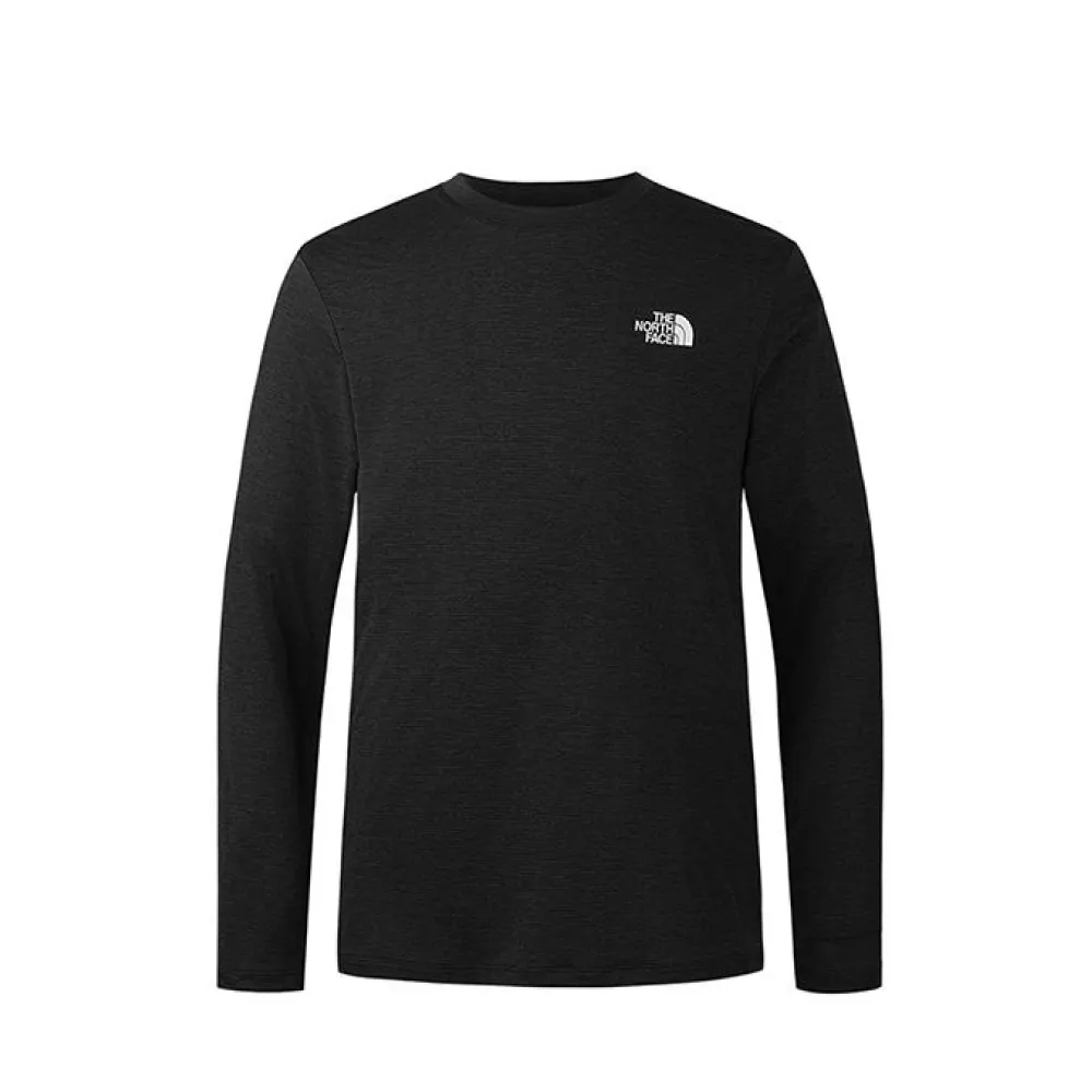【The North Face】男 快乾長袖圓領T AP《黑》8DG5/登山/排汗衫/薄長T/運動上衣