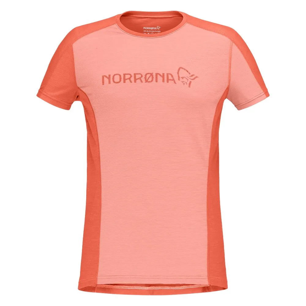 【NORRONA】falketind equaliser merino 羊毛短袖圓領上衣 女款 羊絨灰