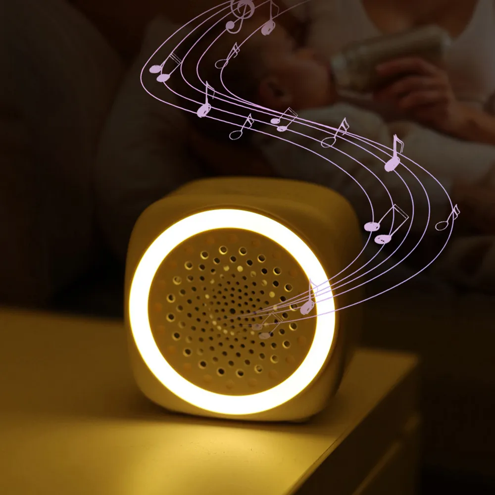 【COMET】七彩白噪音安撫除噪助眠儀-26首(定時 心跳聲 噓聲 電量顯示 安撫音樂 白噪音 助眠機/Q9)