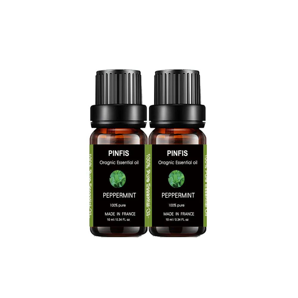 【PINFIS 品菲特】法國有機薄荷純精油-歐盟Ecocert有機認證-2入(10ml)
