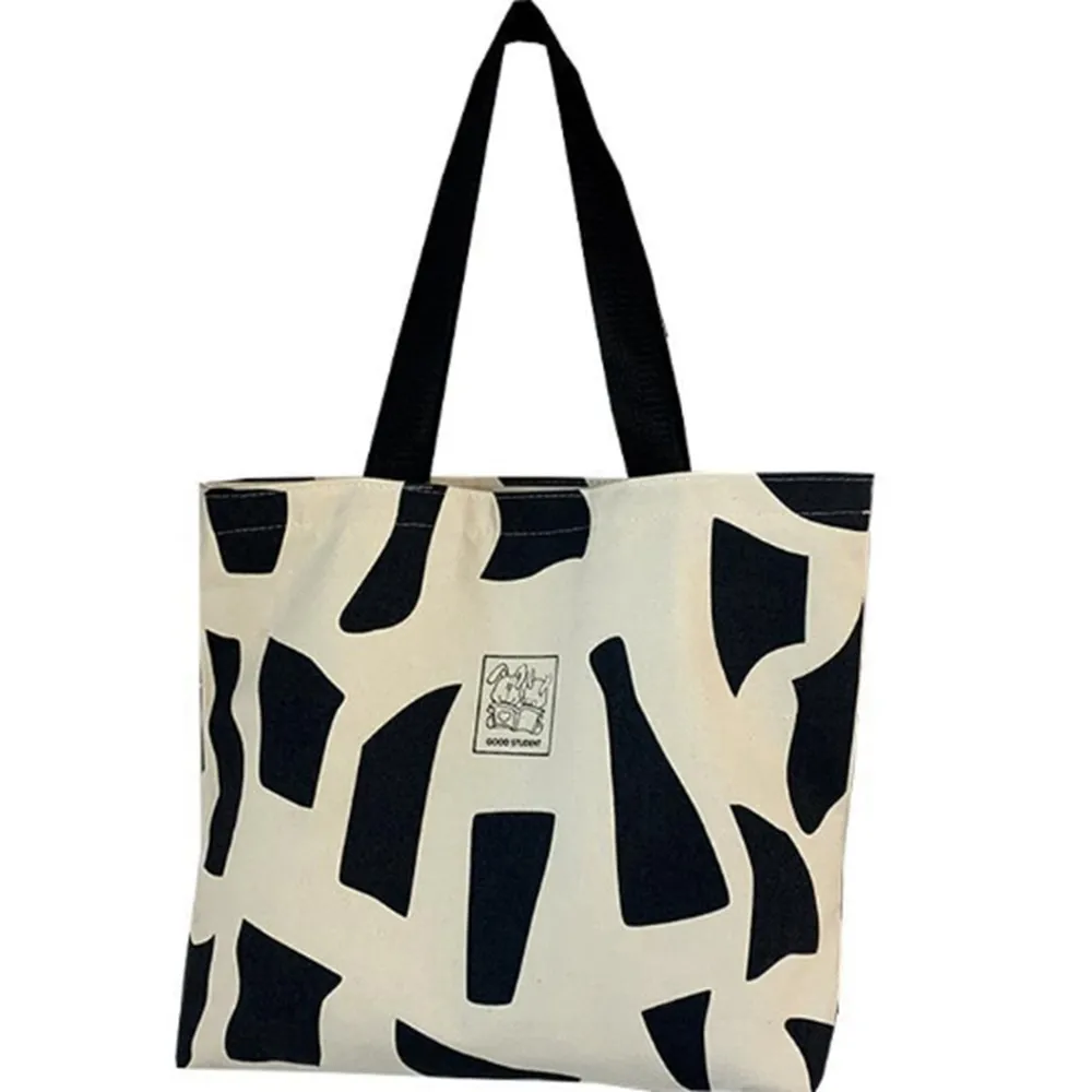 【Porabella】時尚帆布托特包 新款個性氣質大容量包 肩背帆布包 通勤族最愛 Tote Bags