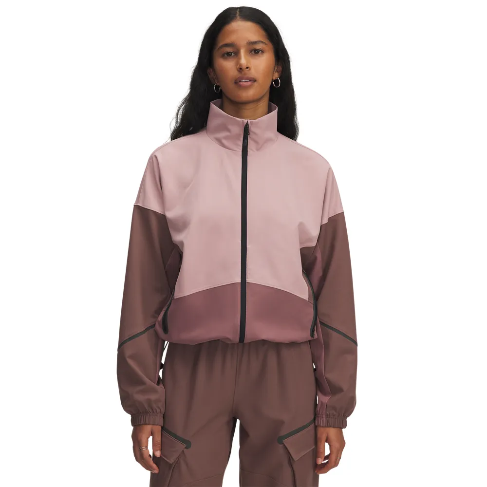 【UNDER ARMOUR】UA 女 Unstoppable 外套_1374889-673(粉紅色)