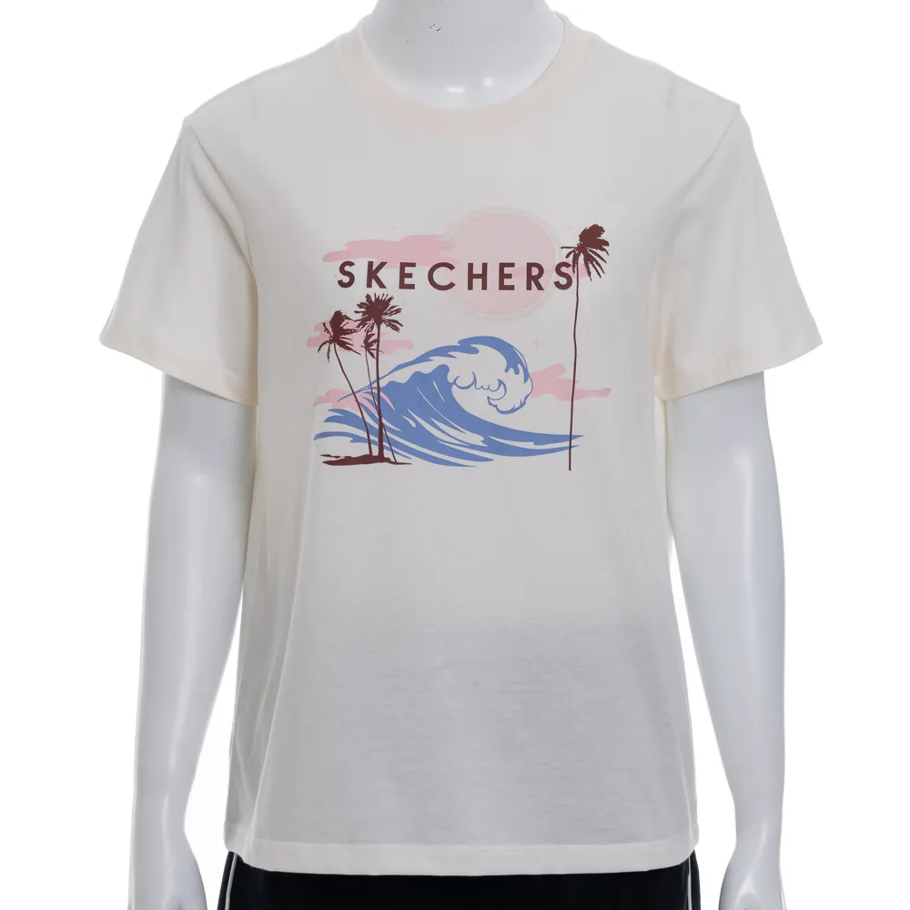 【SKECHERS】女短袖衣(SL325W495-00QF)