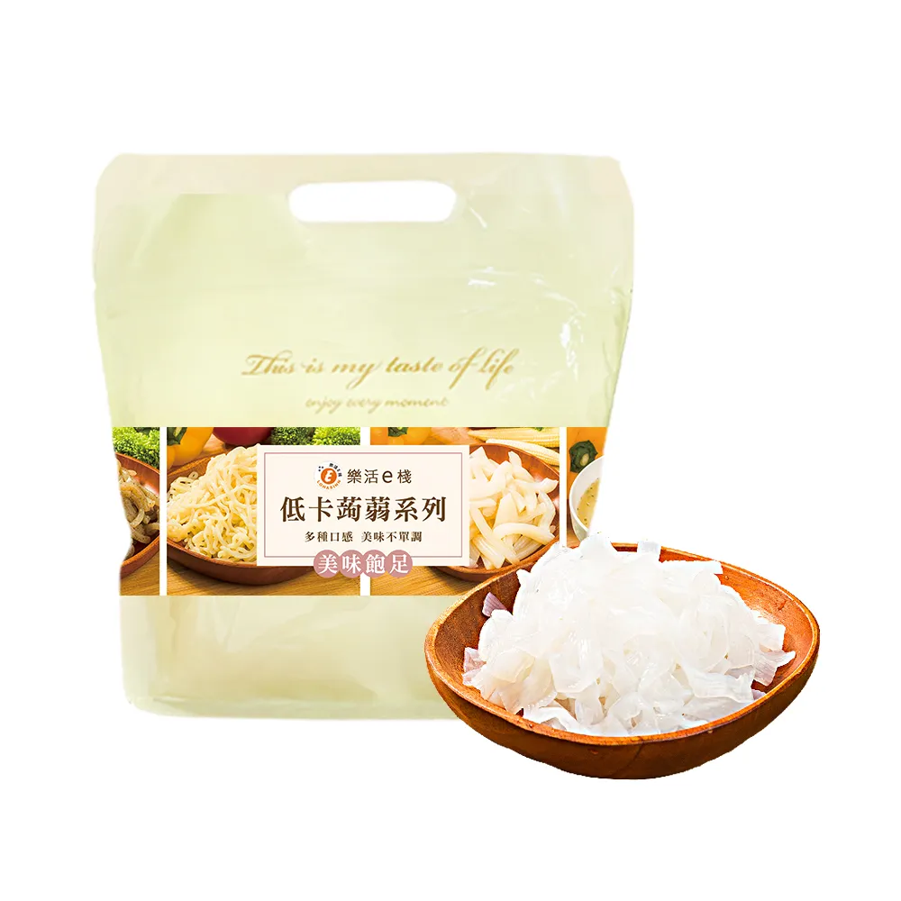 【樂活e棧】低卡蒟蒻麵 板條寬麵6入/袋-共1袋(低卡 低熱量 低糖 膳食纖維 飽足感 素食)