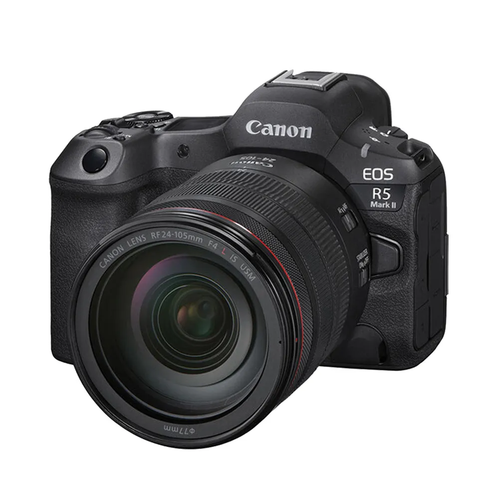 【Canon】EOS R5 Mark II + RF 24-105mm F4L IS USM 鏡頭組 R5M2(公司貨-贈相機包)