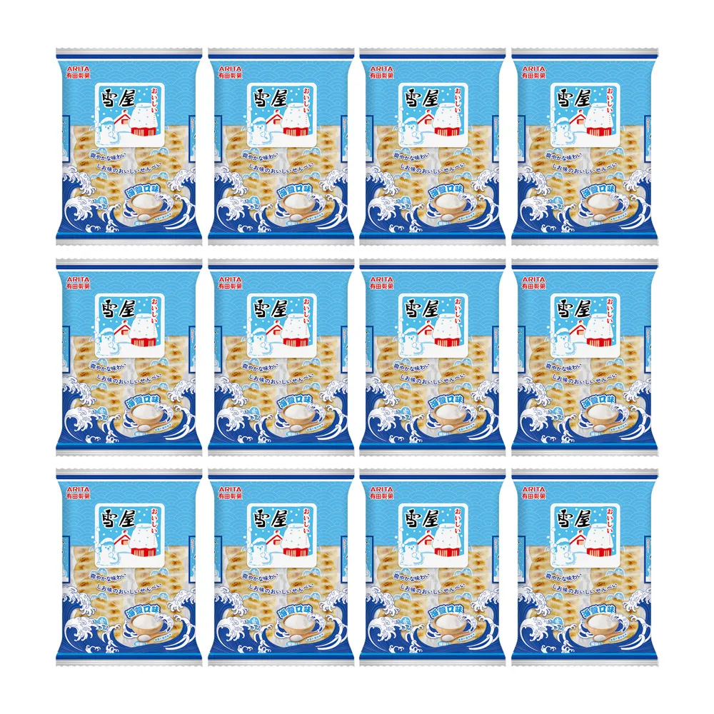 【有田製果】雪屋-海鹽(150gx12包/箱)