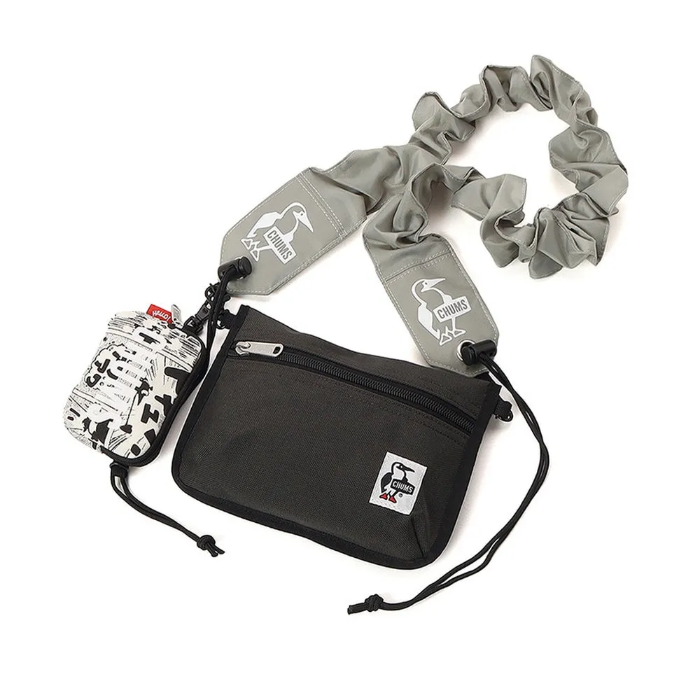 【CHUMS】CHUMS Wearable Sling Shoulder Bag Sweat Nylon兩用造型肩背包 Onomatope 男女 (CH603880Z404)