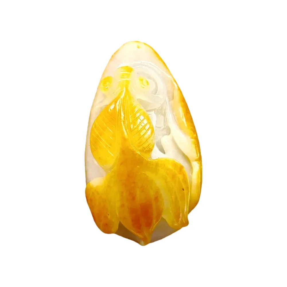 【藏古祥館】和田 金魚 SQG20 (宗教開運 和田玉)