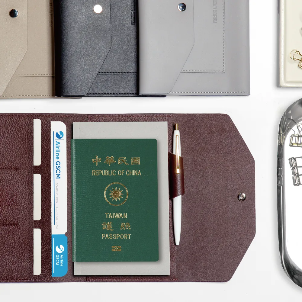 【Premium Authentic】雙11 PA．Traveler真皮護照包-多色任選-附筆記本 ( 護照套 護照夾 禮物 收