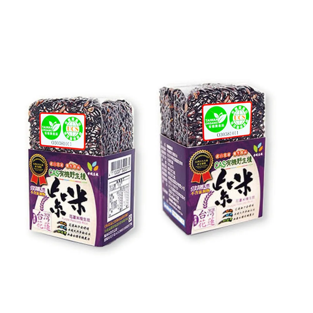 【米棧】花蓮壽豐有機紫米300g*6包(CNS二等)