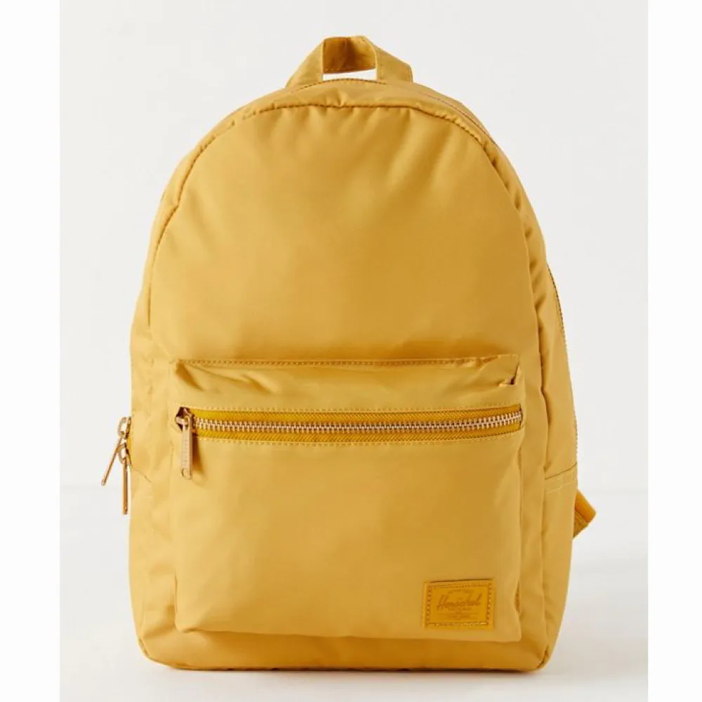 【Herschel】雙11 Grove XS 中型 暖黃 黃色 輕量 帆布 尼龍 金拉鍊 女生 背包 女包 小後背包 後