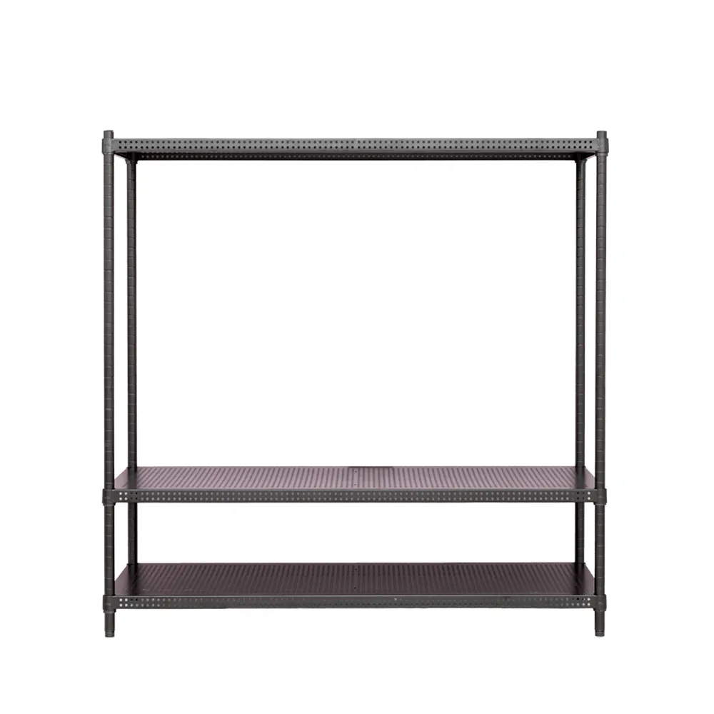 【dayneeds 日需百備】極致美學 120x45x120公分烤漆三層架(沖孔鐵架/收納層架/展示架/層架/鐵架)