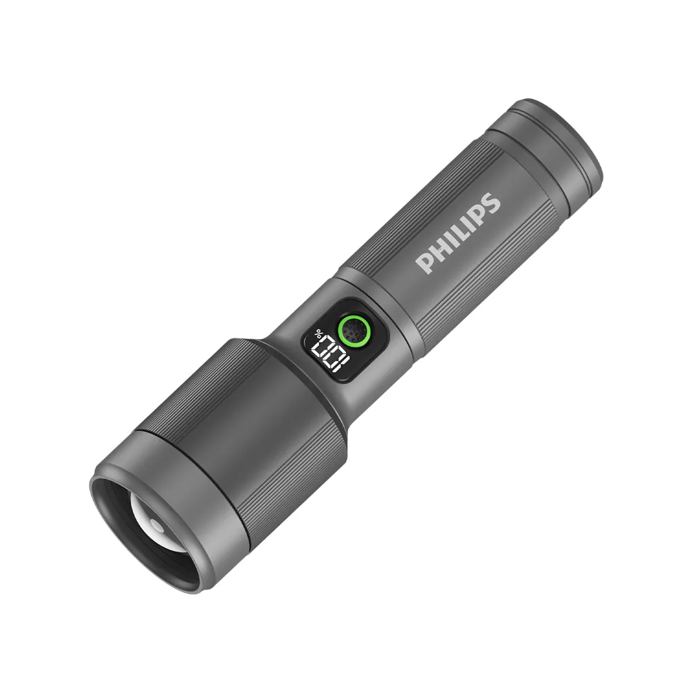 【Philips 飛利浦】SFL5101 長距離2150流明 IP55防水變焦鋁合金手電筒