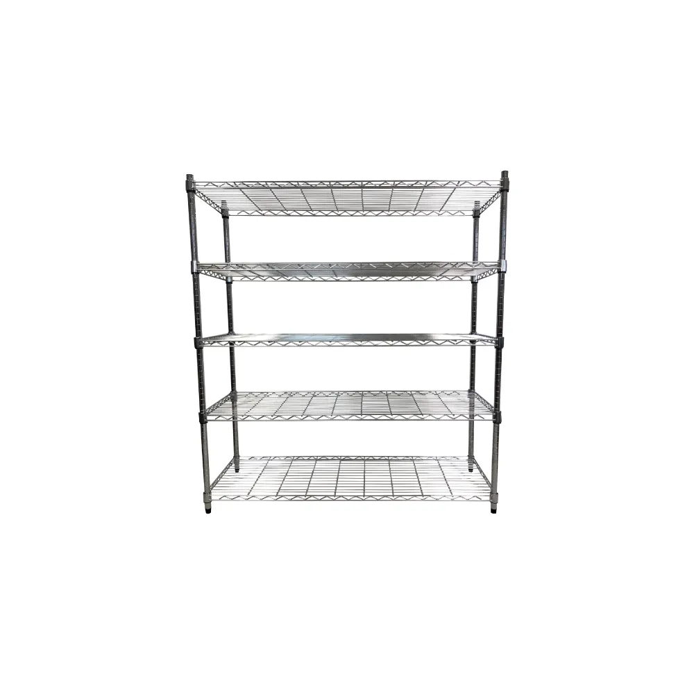【A+Courbe】MIT耐重五層架 45x120x120cm(鐵力士架/鐵架/收納架/置物架/層架/架子)