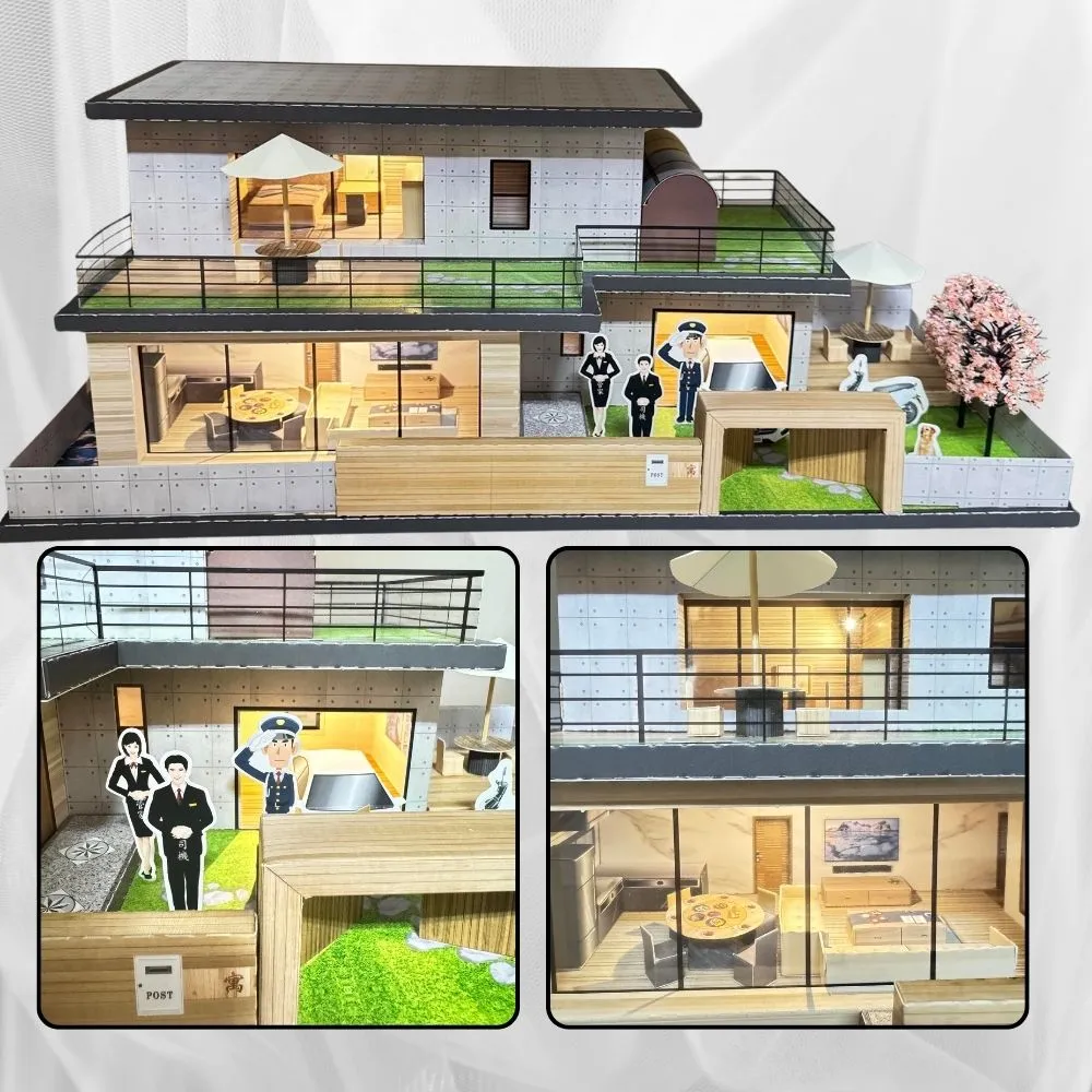 【上芳香業】金紙 紙紮用品 上晴苑 紙紮別墅 電梯 小爐口(功德 庫錢 地契 管家 寵物 魚池)