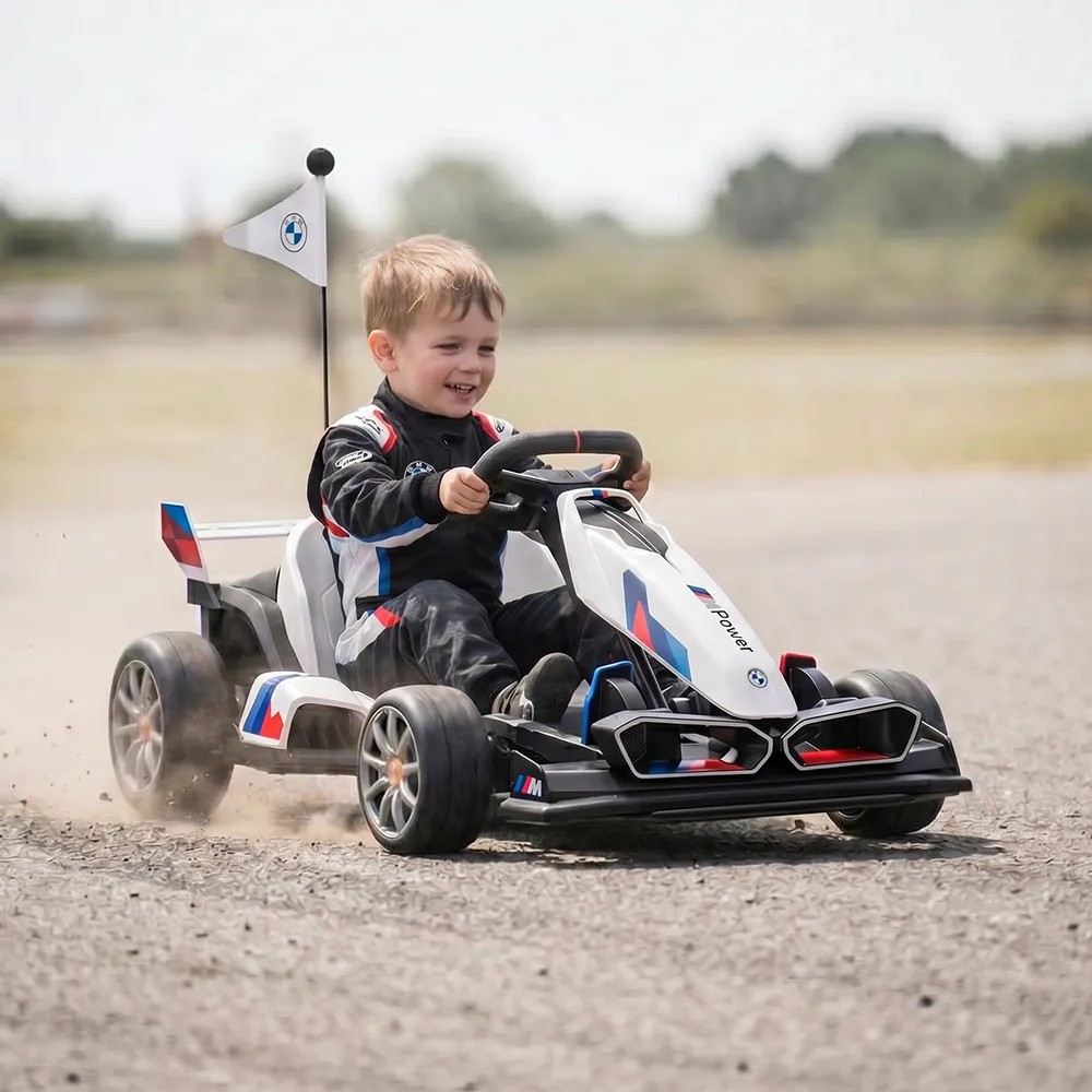 【聰明媽咪】BMW 24v 親子卡丁車飄移甩尾 GO Kart(大人小孩皆可玩 兒童電動車)