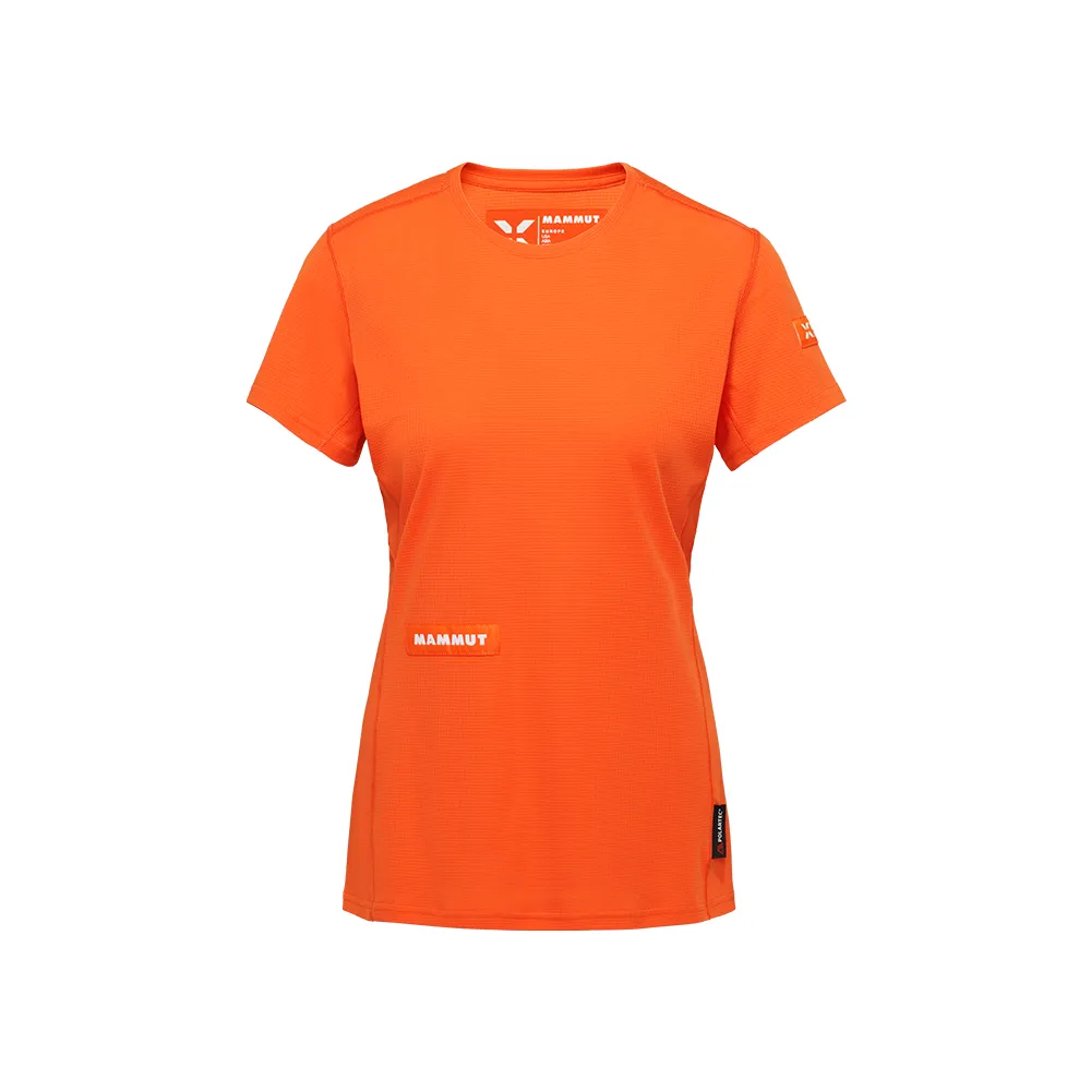 【Mammut 長毛象】Eiger Nordwand FL T-Shirt W 極限艾格短袖排汗衣 艾格橘 女款 #1017-06900