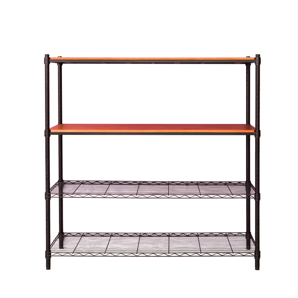 【dayneeds 日需百備】松木 120x45x150公分烤漆四層架 多款可選(木板層架/收納層架/展示架/層架/鐵架)