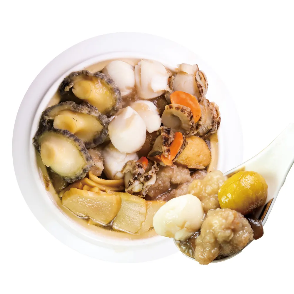 【優鮮配買1送1】買一送一｜佛跳牆2.4kg｜升級鮑魚珠貝｜共2盒(約2.4kg/盒/加贈1盒共2盒)