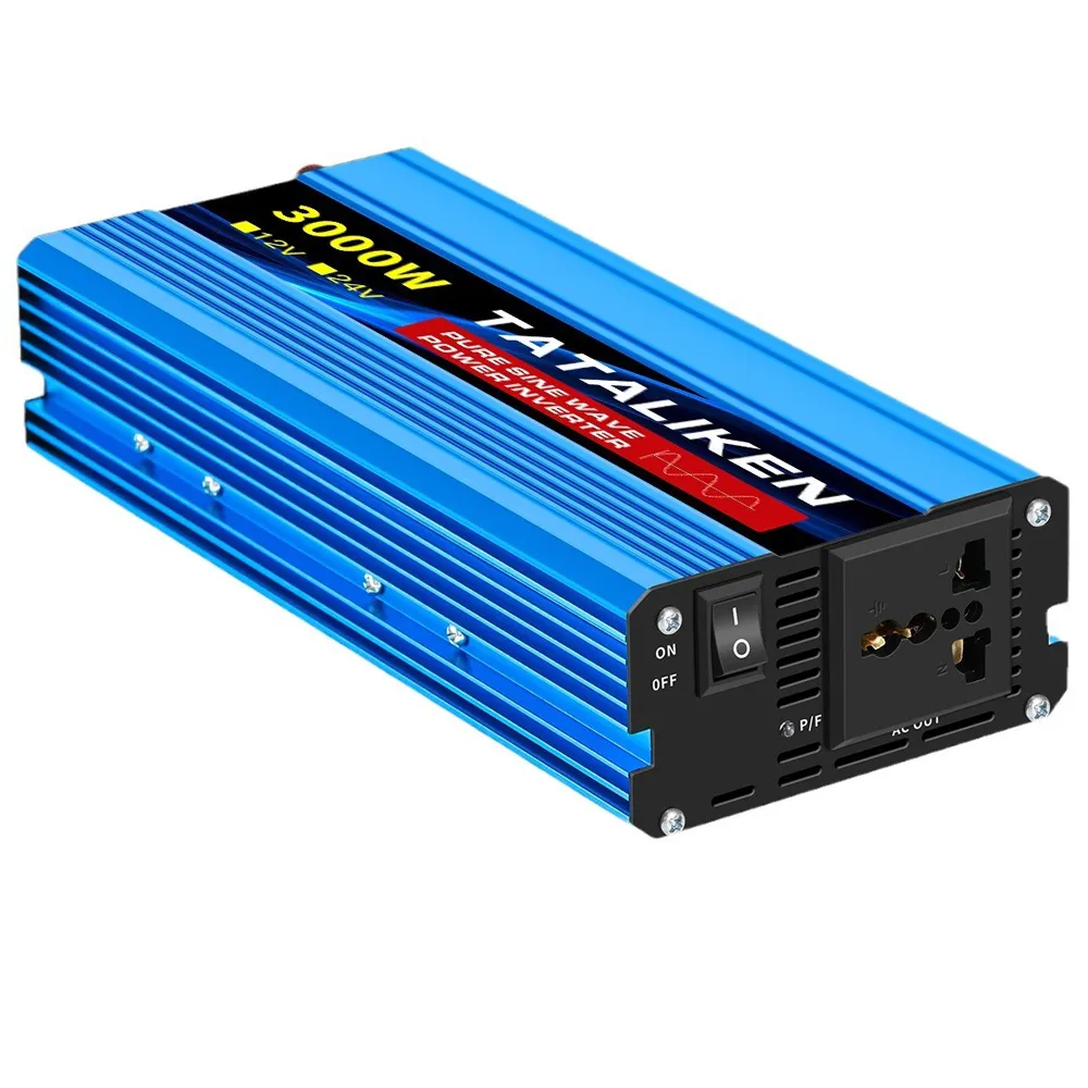 【RTAKO】純正弦波逆變器 車載逆變器 12v24v轉110v 1200w大功率 房車太陽能電源轉換器 KQ