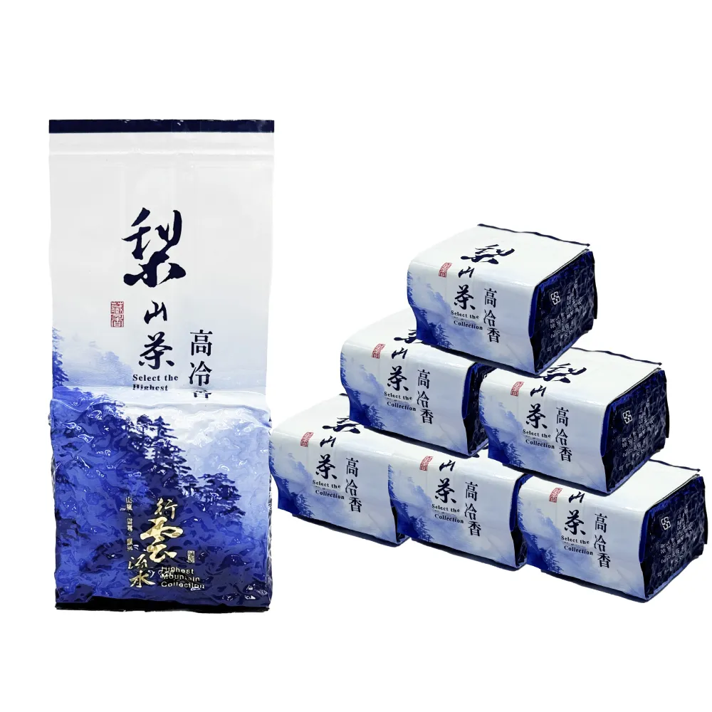 【xiao de tea 茶曉得】梨山比賽級冷韻烏龍茶葉75gx8包(1斤)