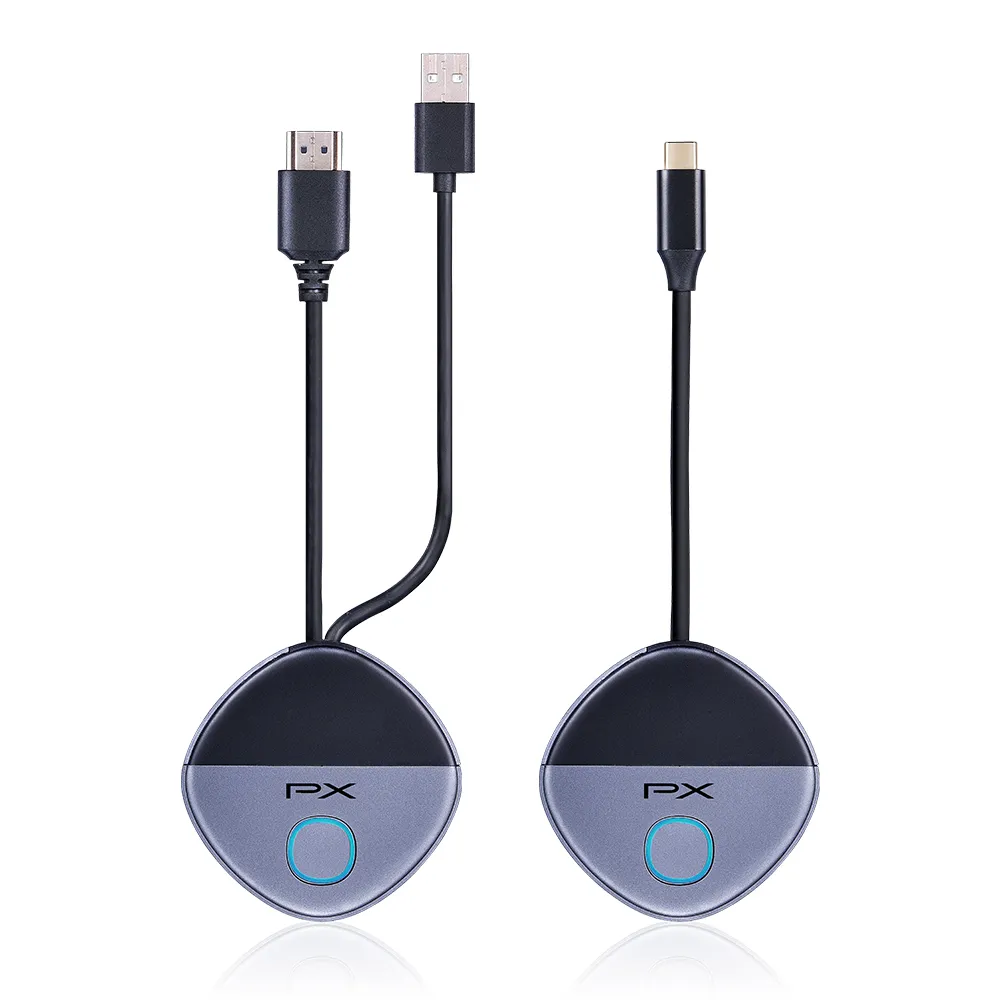 【PX 大通】WTR-5600C TX HDMI/Type-C 僅發射器 兩用無線會議系統傳輸器(筆電 手機 投影鏡射大螢幕電視)