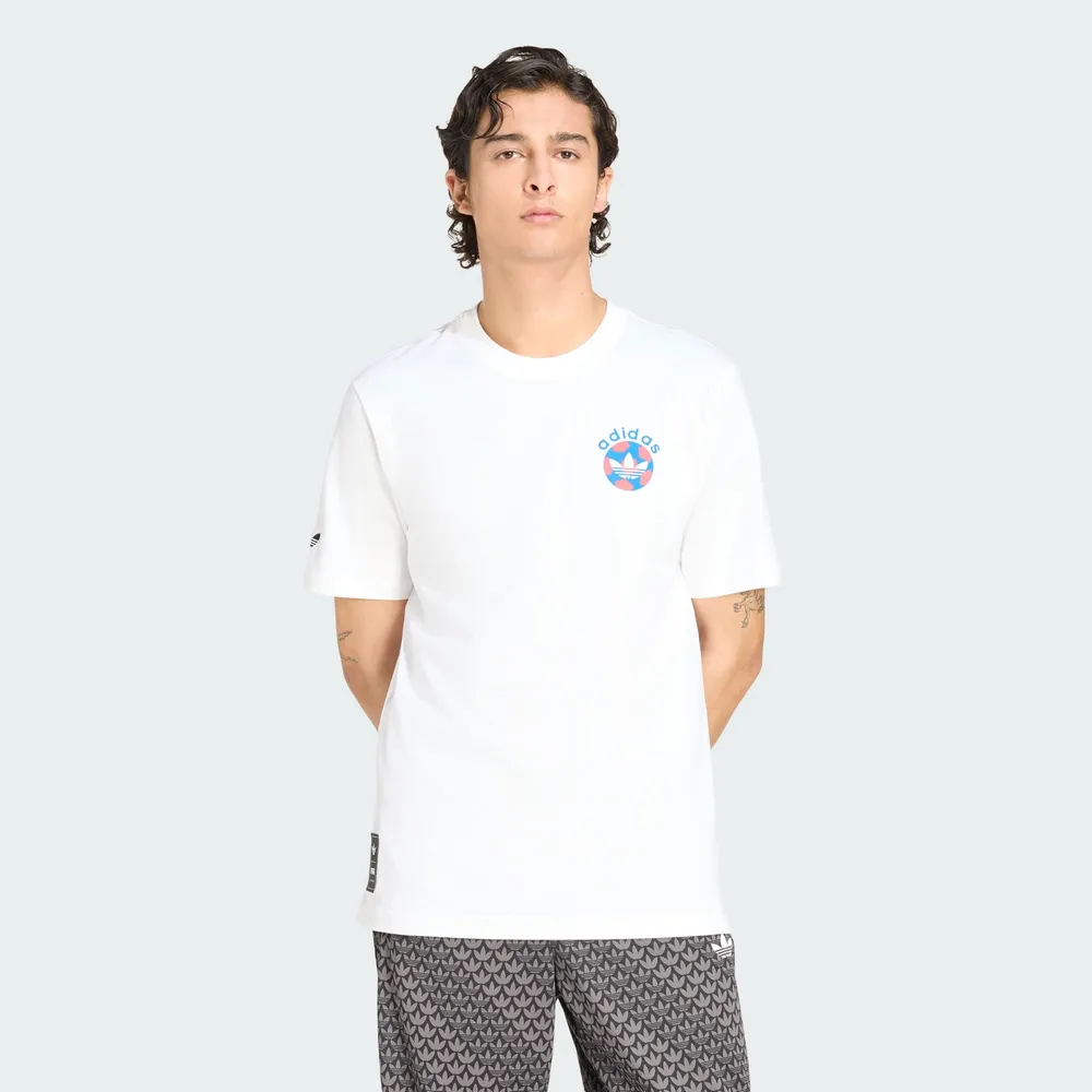 【adidas 愛迪達】運動 休閒 短袖 T恤 男上衣 FTBL GFX SS T (KD1424)