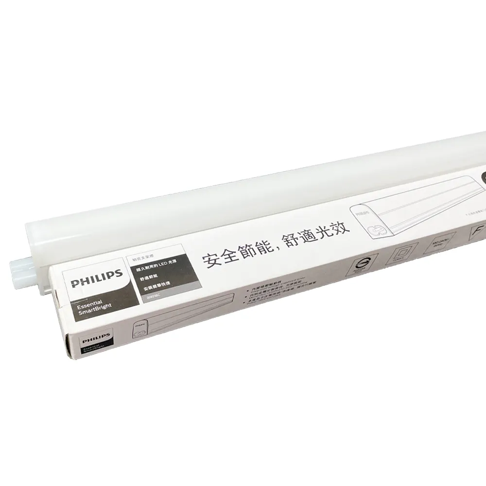 【Philips 飛利浦】4入 LED 16W 易省 BN022C 支架燈 4尺 白光 黃光 自然光 層板燈 全電壓