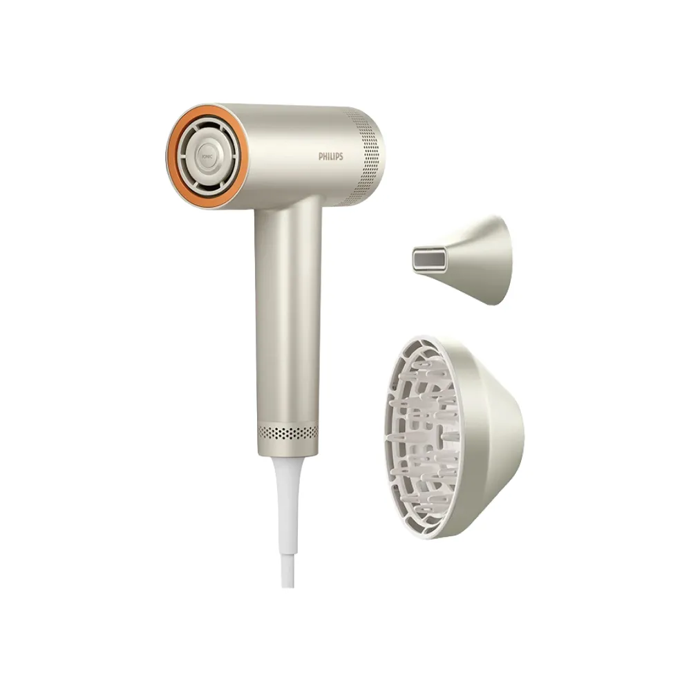 【Philips 飛利浦】momo獨家 BHD837/51 BLDC高速護髮吹風機(銀色/11萬轉馬達/2億負離子/極速快乾/官方直營)