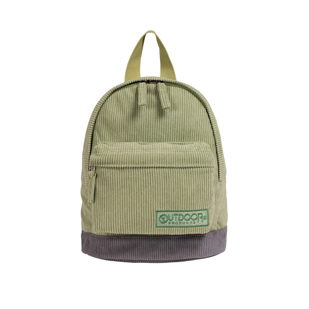 【OUTDOOR】雙11 慢活宣言燈心絨迷你小背包-綠色 OD263125GR