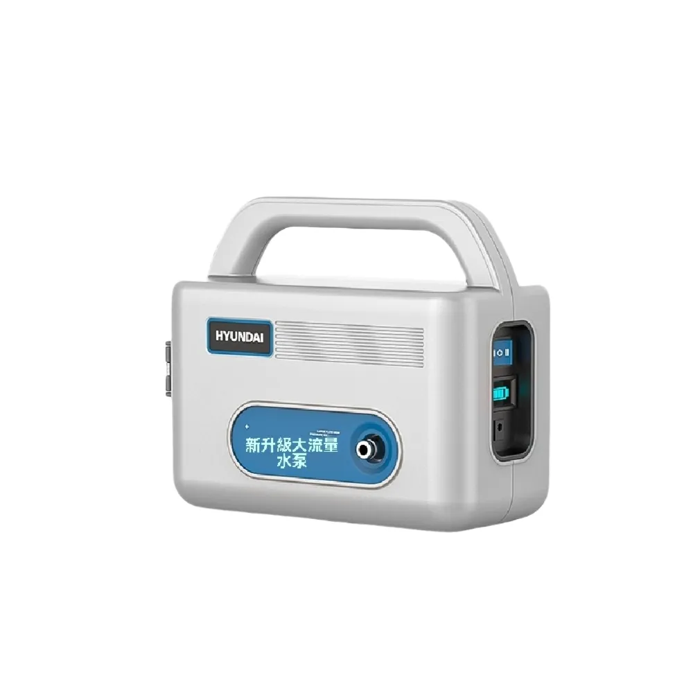 【艾嘉圖】充電式自動戶外抽水泵 澆菜神器 澆水機(農村家用菜園灌溉 澆花地 25米EX防爆管 一電一充)