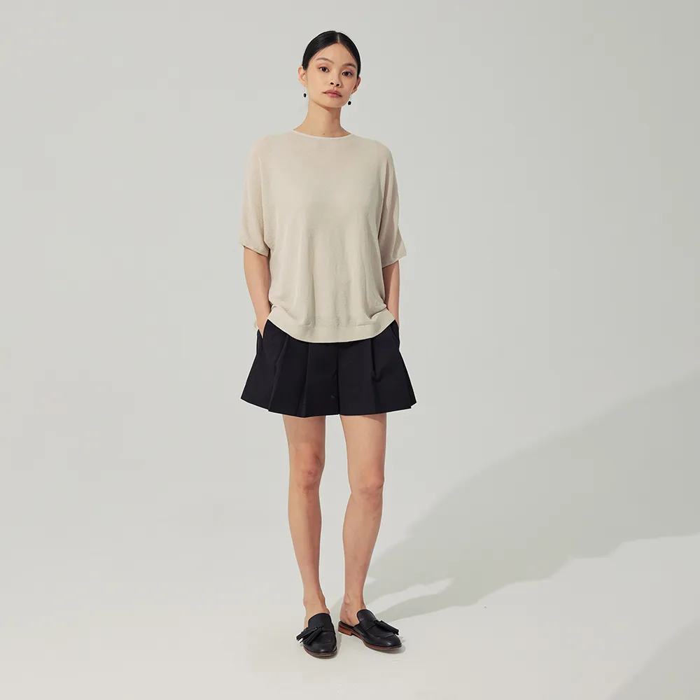 【giordano ladies】25ss_前幅打摺短褲(02405003)