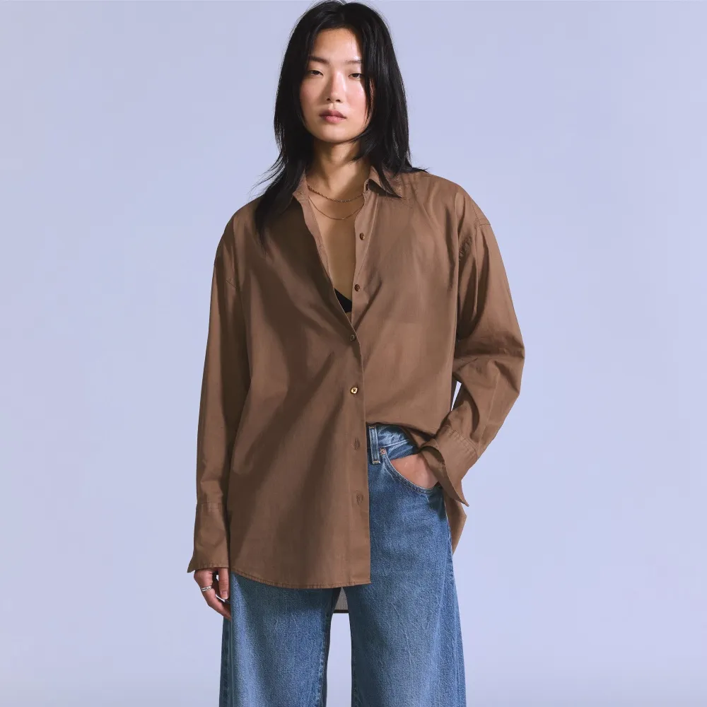【LEVIS】BLUETAB™ 經典長袖襯衫 女生上衣 人氣新品 006UD-0000
