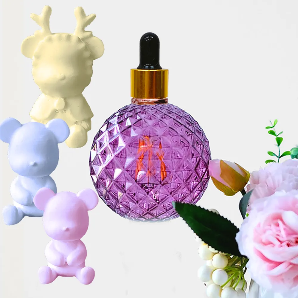 【愛戀花草】普羅旺斯薰衣草水氧薰香精油 80ML/鑽石瓶(贈爆力熊擴香石3個)