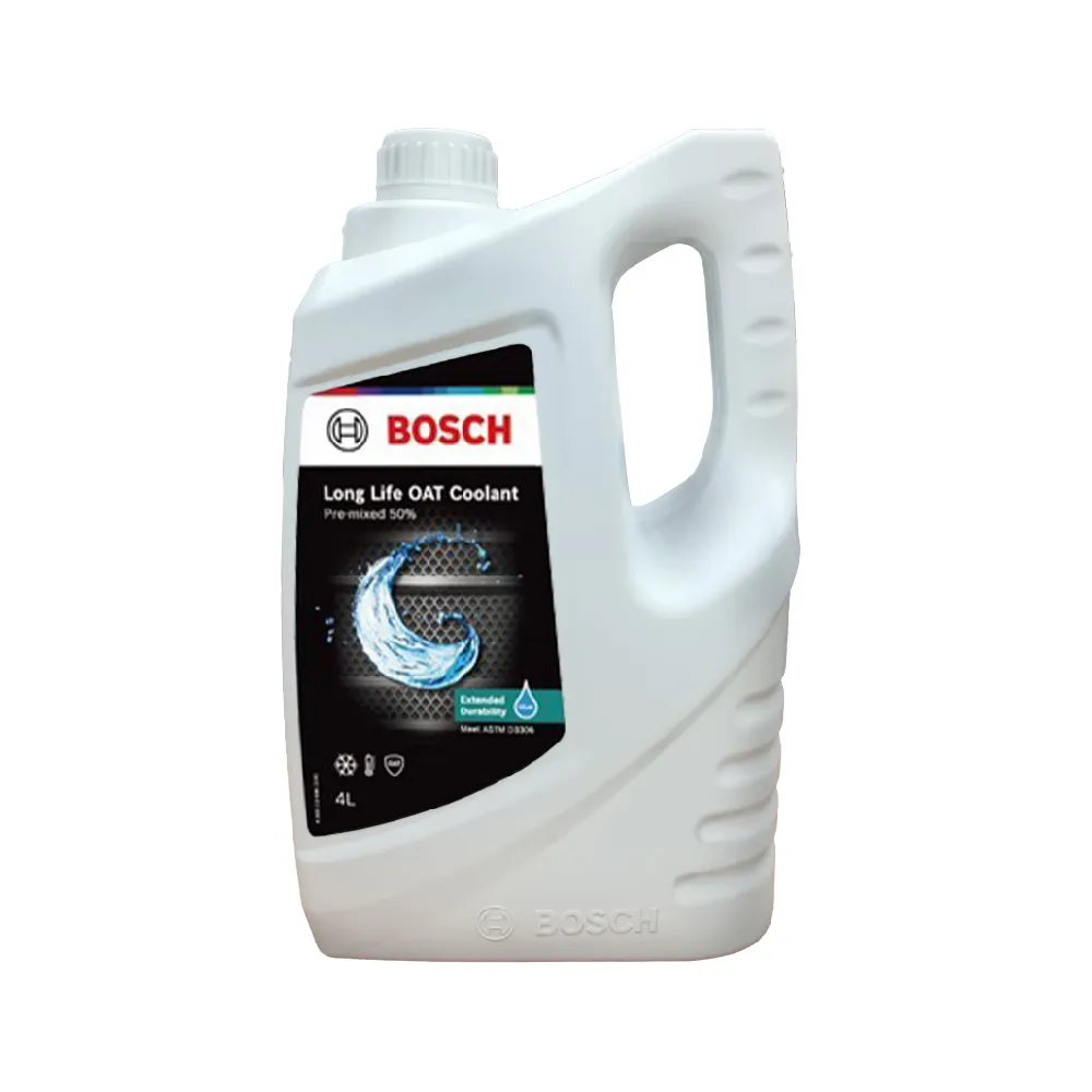 【BOSCH 博世】長效型OAT技術水箱精4L-綠色/紅色/藍色