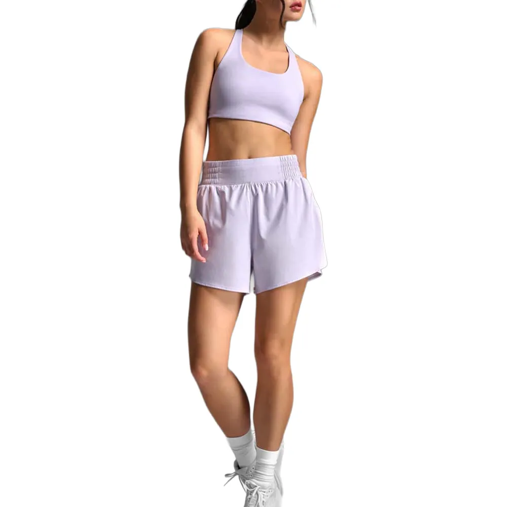 【2XU】W Aero Hi-Rise 4 Inch Shorts 女士 暢跑輕盈高腰4吋舒適機能短褲(淺紫)