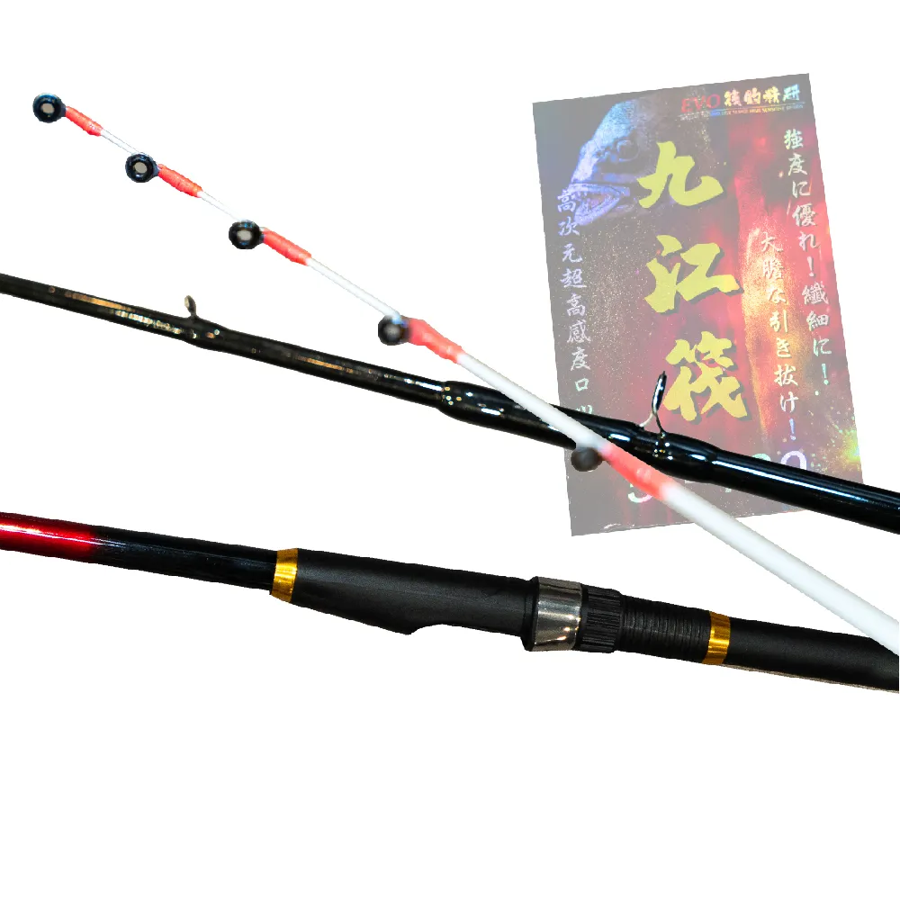 【RONIN 獵漁人】EVO海力士 4號 九江筏 筏竿(吞肚竿 極敏 筏竿 老鼠尾 陶瓷珠 礦石珠)