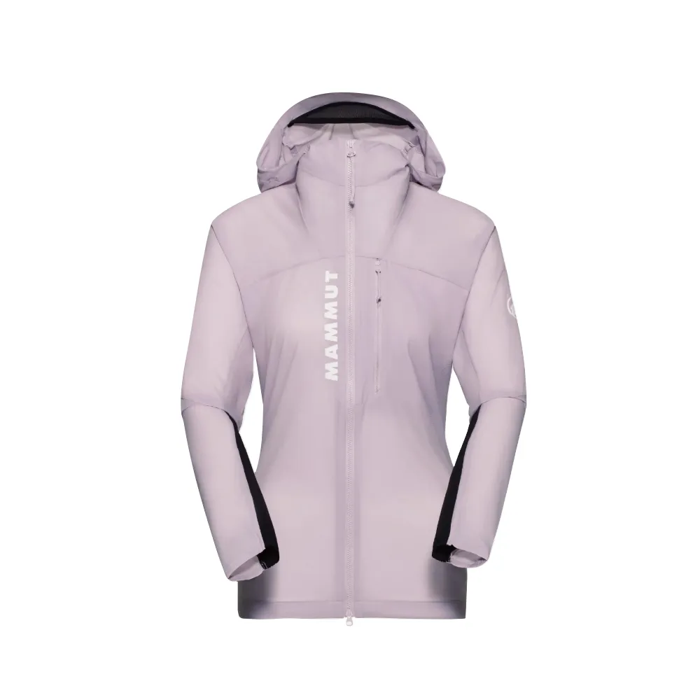 【Mammut 長毛象官方直營】Aenergy WB Hooded Jacket AF 極輕防風透氣越野外套 紫風輪 女款 #1012-00770