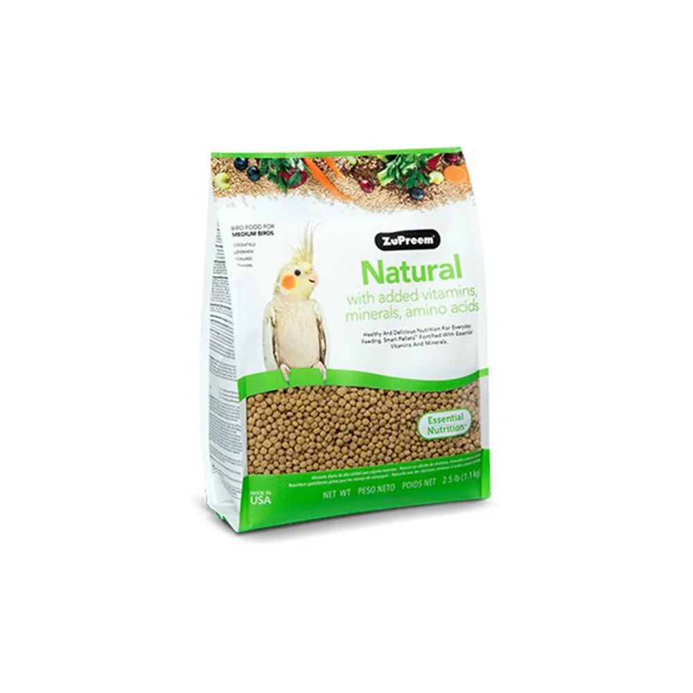 【Zupreem 美國路比爾】蔬果滋養大餐-中型鸚鵡鳥飼料2.5lb(鳥飼料、鸚鵡飼料、滋養丸、蔬果大餐)