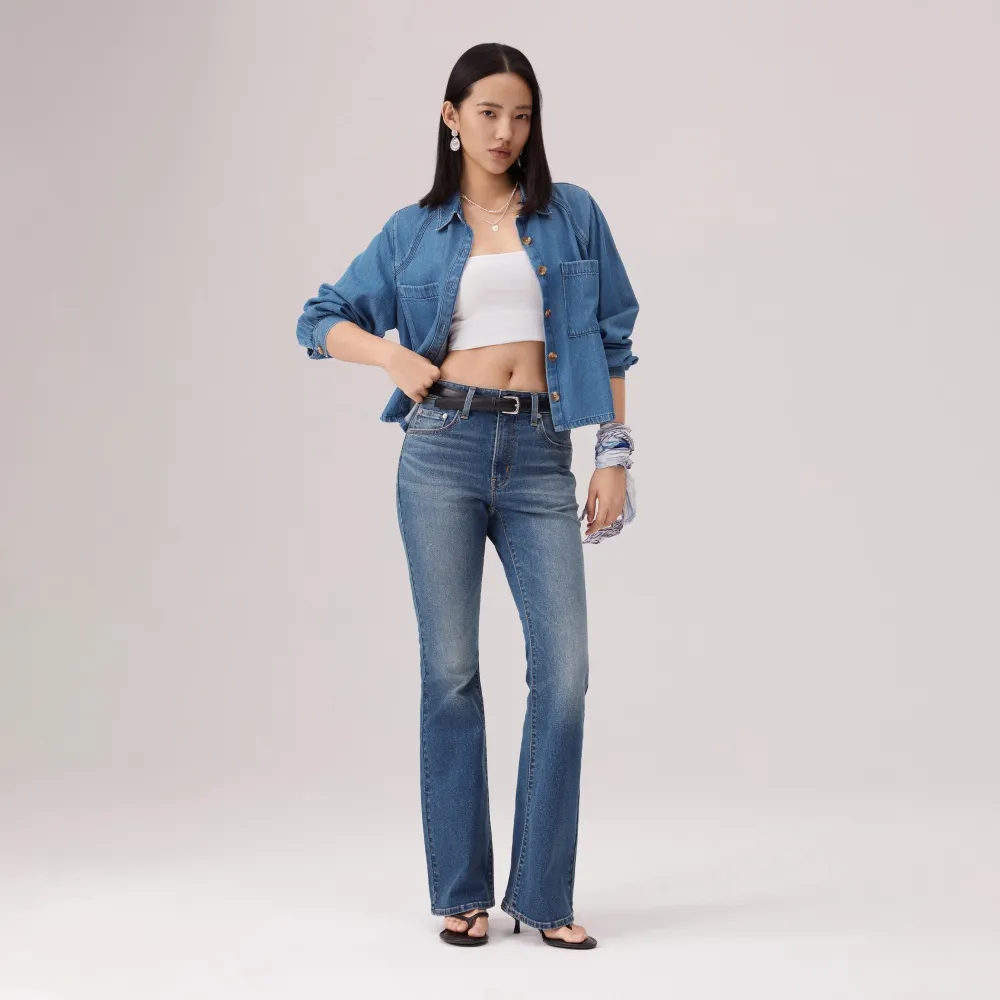 【LEVIS】Levis☆ 726 高腰 靴型 牛仔褲 Cool系列 涼感牛仔褲 女生牛仔褲 人氣新品 A3410-0195