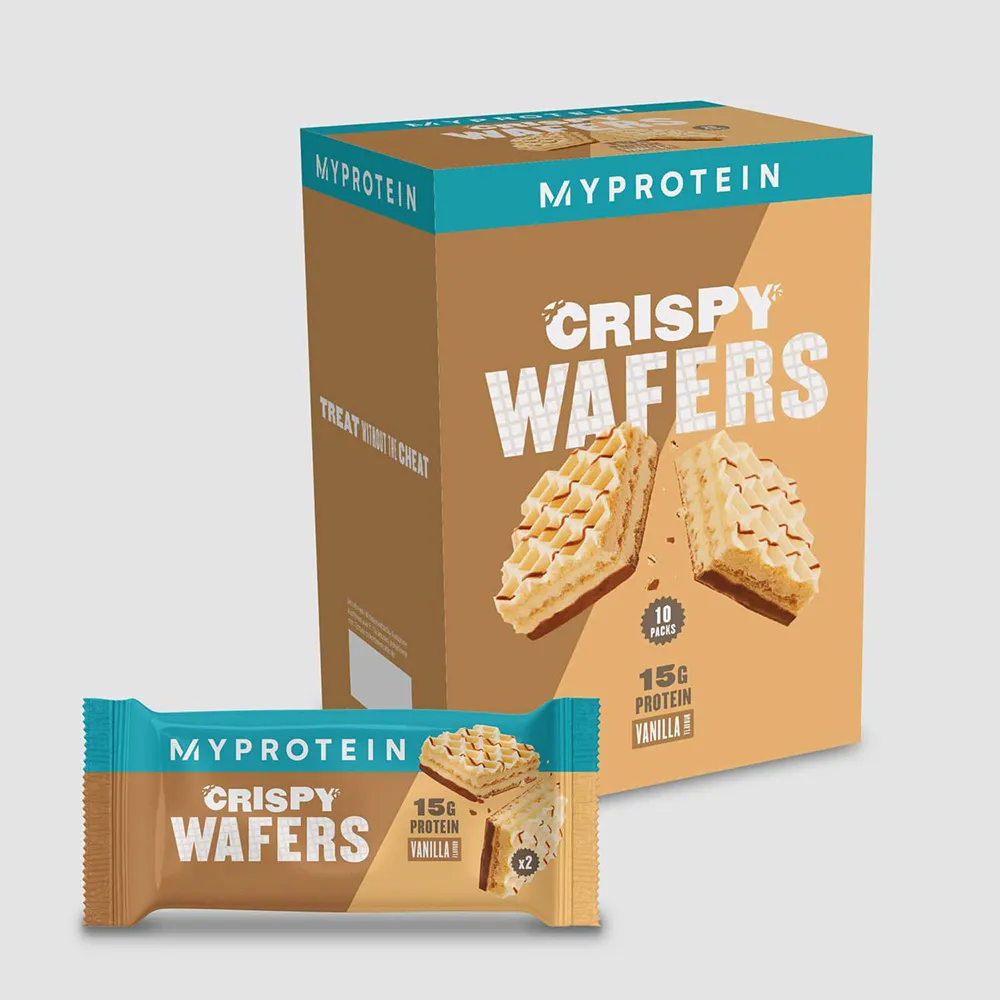 【MYPROTEIN】高蛋白威化餅乾 盒/10入(香草)