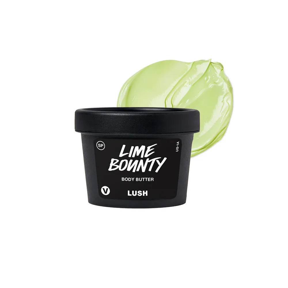 【LUSH 嵐舒】Lime Bounty 椰子青檸潤膚霜 100g(身體乳/青檸/椰子/葡萄柚/果香)