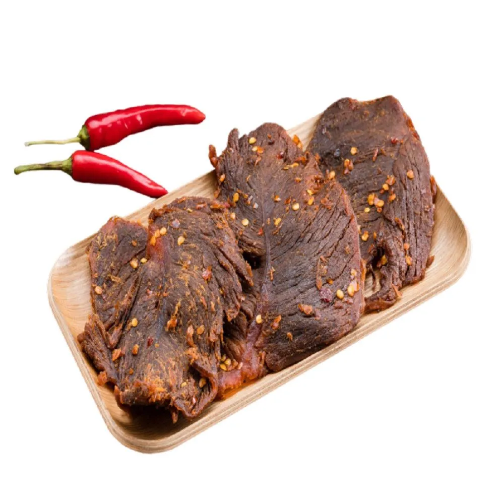 【味味屋肉干】麻辣牛肉乾×3包＋新鮮海味魷魚絲×3包共6包(團購美食超低特價促銷中〜〜)