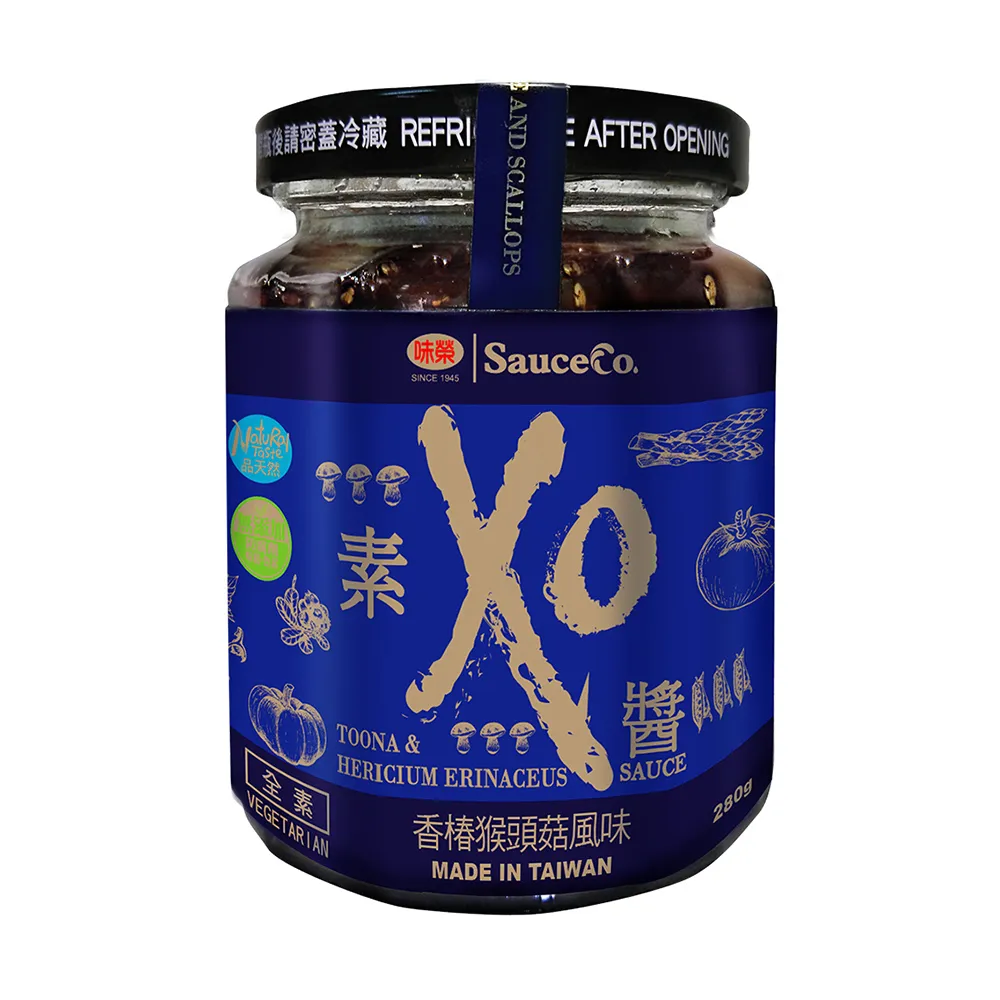 【味榮】素XO醬280g(香椿猴頭菇風味)