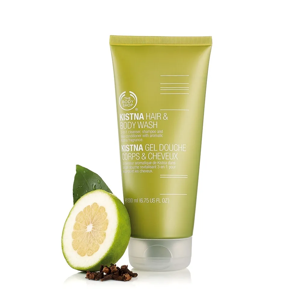 【THE BODY SHOP 美體小舖】KISTNA 騎士身體&頭髮清潔-200ML(沐浴乳/香氛沐浴)