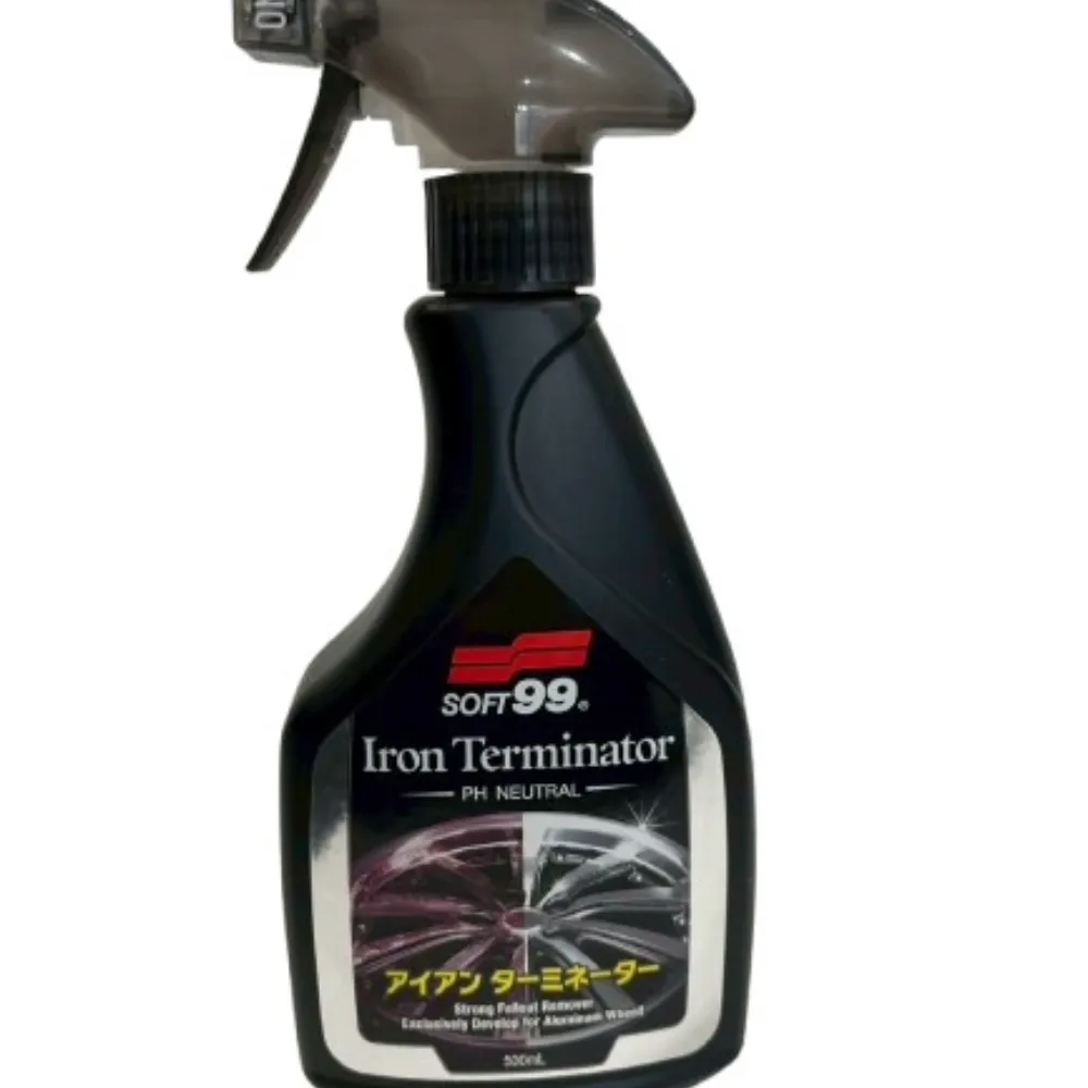 【Soft99】SOFT99 鋁圈清潔劑 鐵粉終結者 500ml 三入一組(車麗屋)