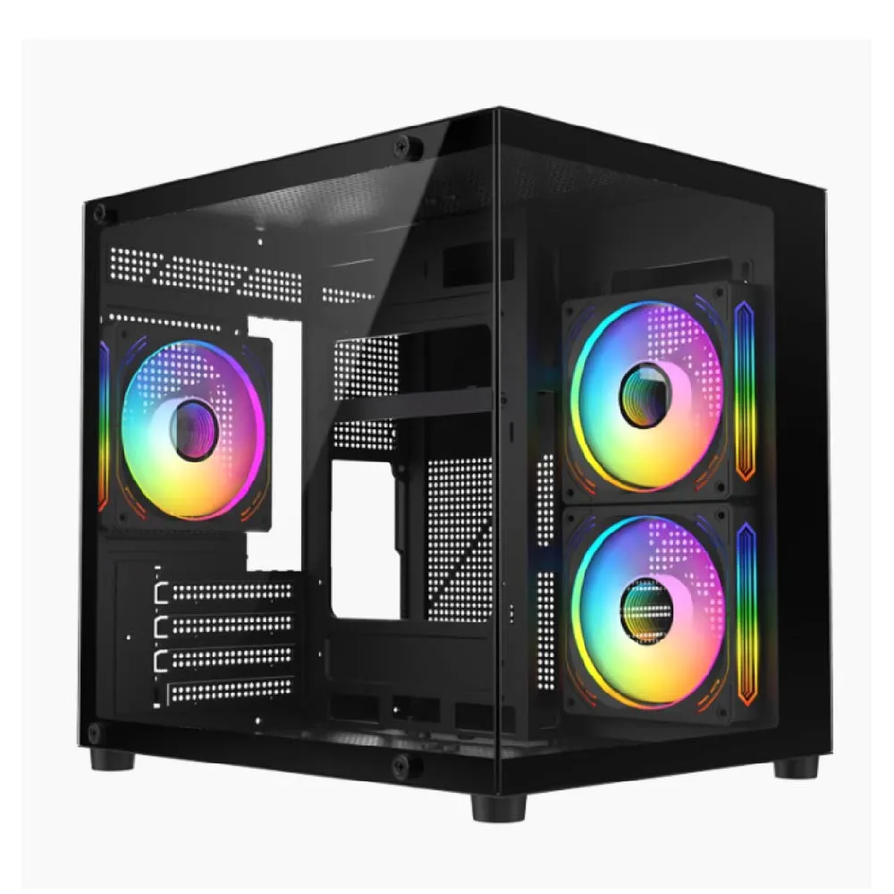 【NVIDIA】R5六核GeForce RTX5060 WIN11{密米爾W}電競機(R5 5600X/A520/16G/1TB)