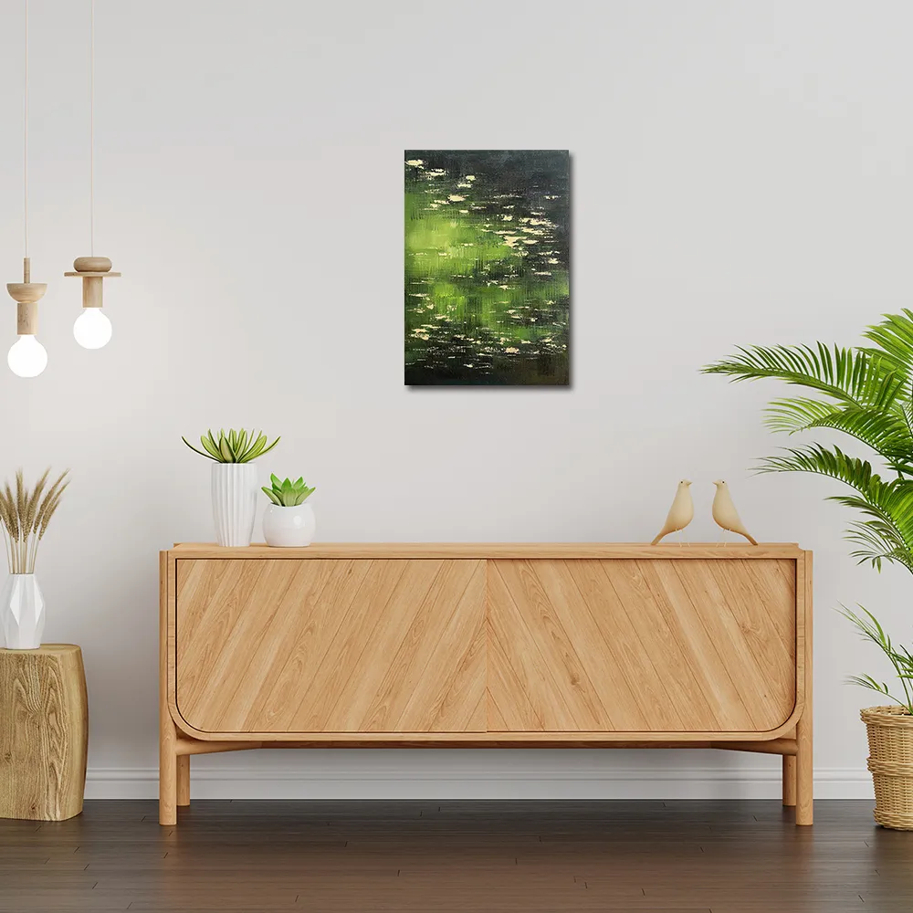 【御畫房】當代國家級展覽畫家 抽象系列手繪油畫70×100cm(DB-149)